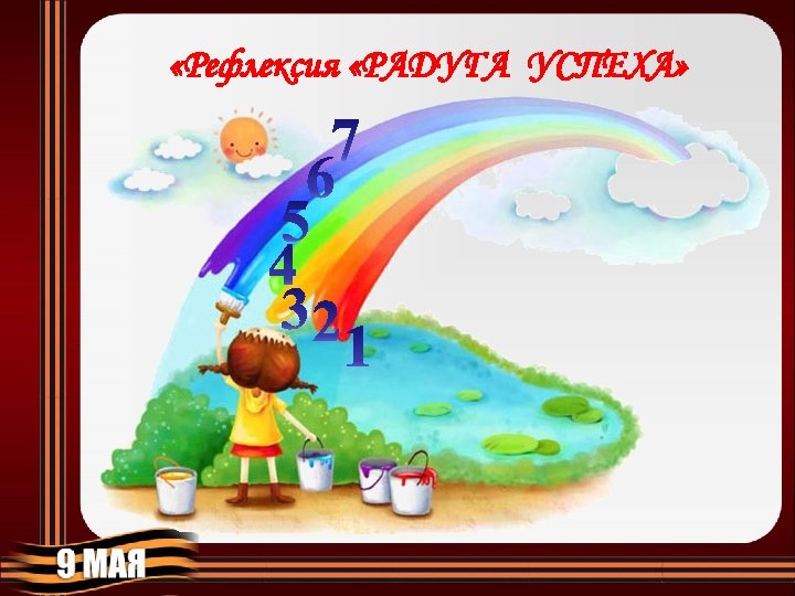  «Рефлексия «РАДУГА УСПЕХА» 