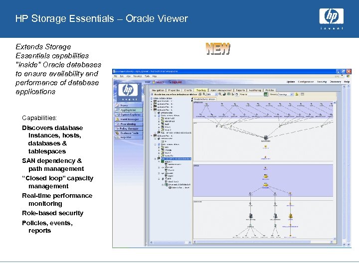 HP Storage Essentials – Oracle Viewer Extends Storage Essentials capabilities 
