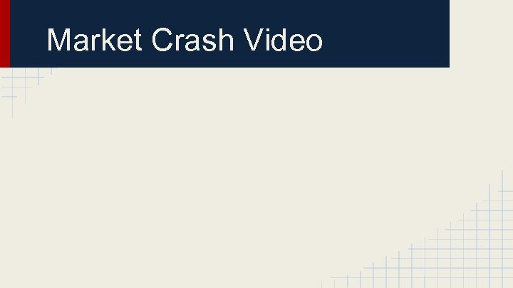 Market Crash Video 