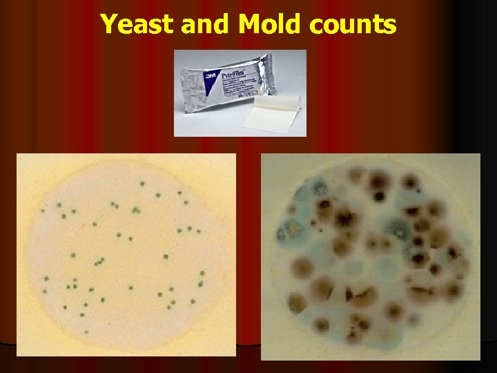 Yeast and Mold counts 