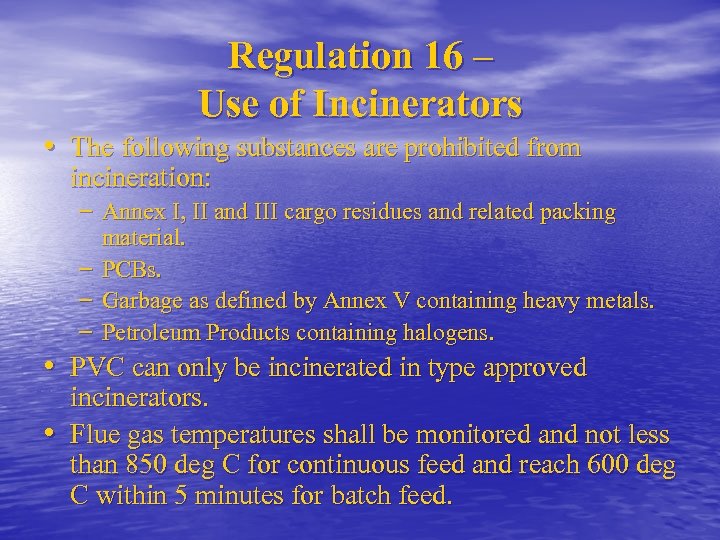 MARPOL 73 78 Annex VI Regulations For The Prevention