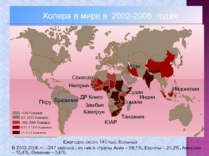 Иран Китай Сенегал Нигерия Перу Бразилия Судан Индия Сомали ДР Конго Замбия Камерун ЮАР