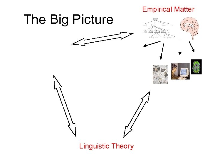 The Big Picture Linguistic Theory Empirical Matter 