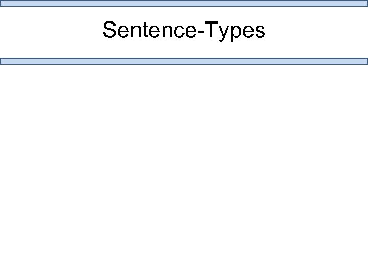 Sentence-Types 