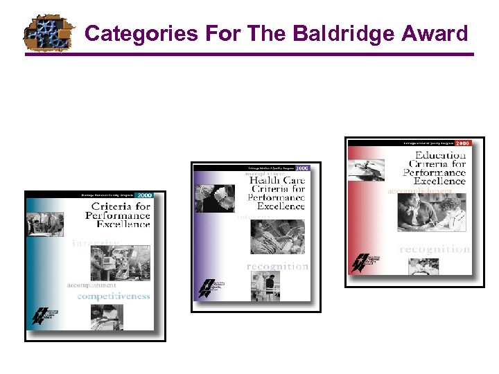 Categories For The Baldridge Award 