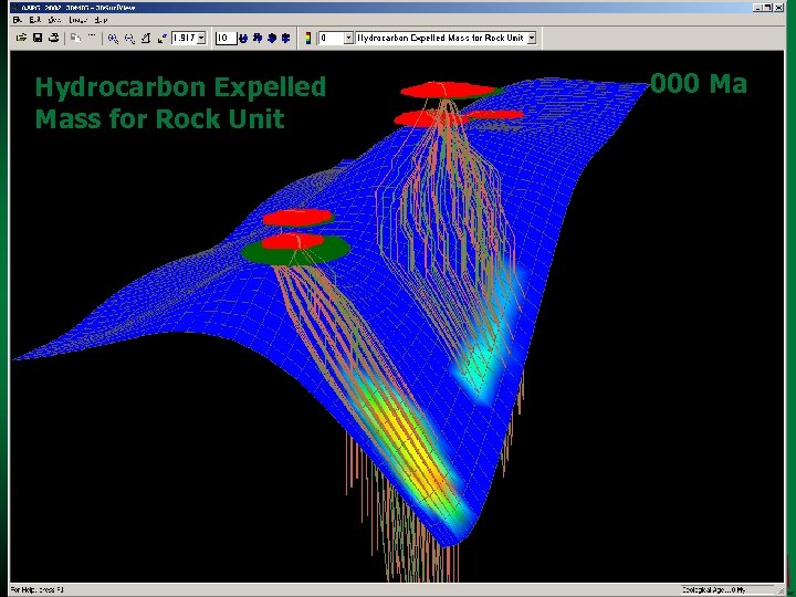 Hydrocarbon Expelled Mass for Rock Unit 000 Ma 