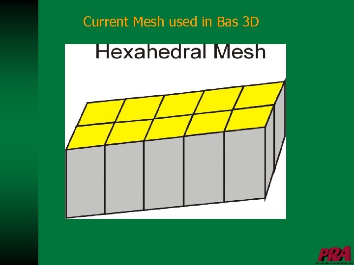 Current Mesh used in Bas 3 D 
