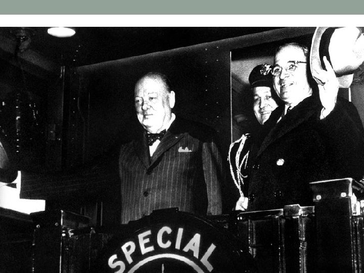 Фултонская речь Черчилля (5. 03. 1946) «Русские больше всего восхищаются силой, и нет ничего