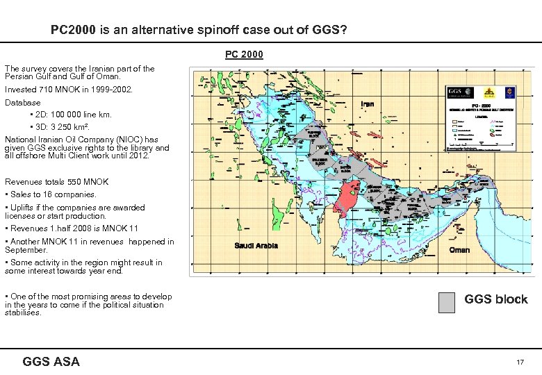PC 2000 is an alternative spinoff case out of GGS? PC 2000 The survey