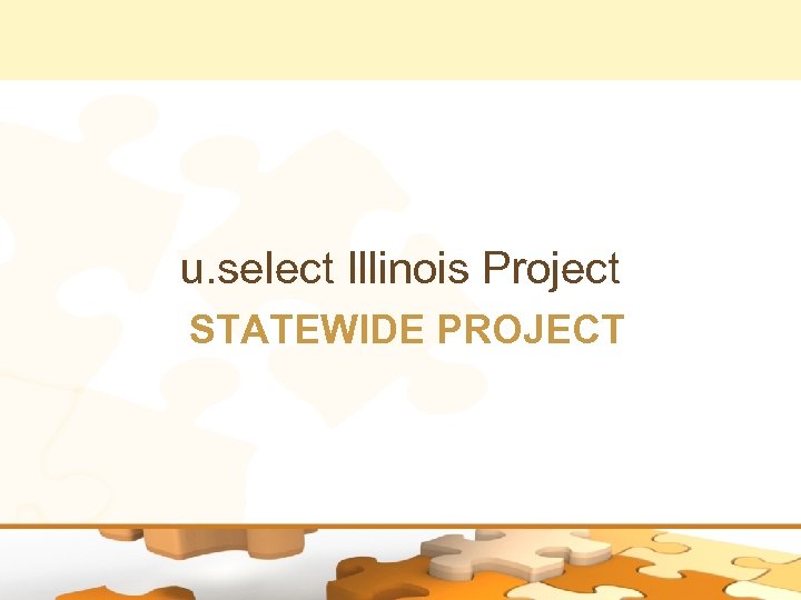 u. select Illinois Project STATEWIDE PROJECT 