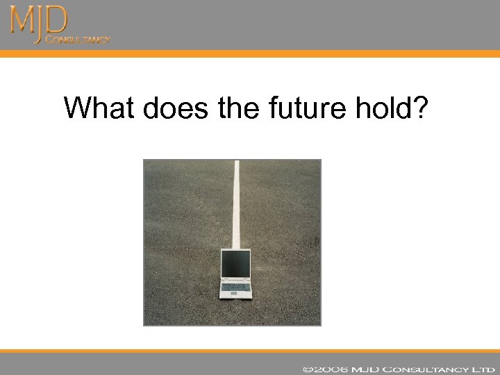 What does the future hold? 