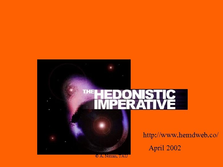 http: //www. hemdweb. co/ April 2002 © A. Nitzan, TAU 