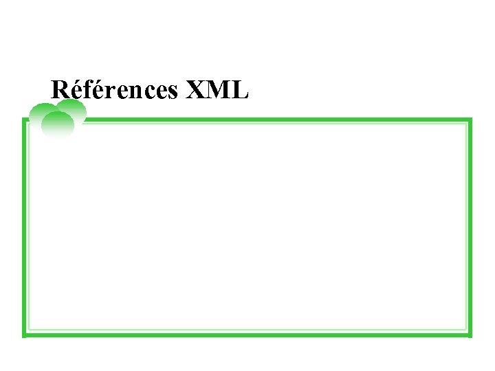 Références XML 