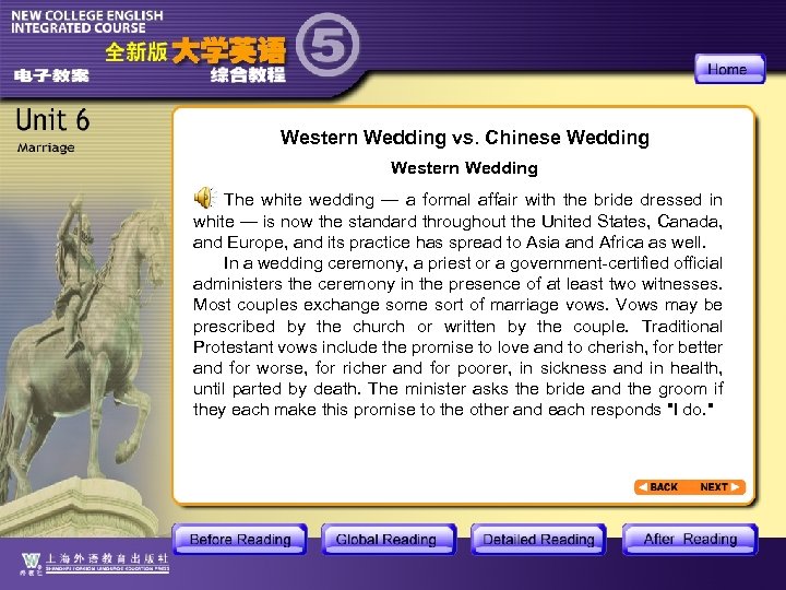 Western Wedding vs. Chinese Wedding Western Wedding The white wedding — a formal affair