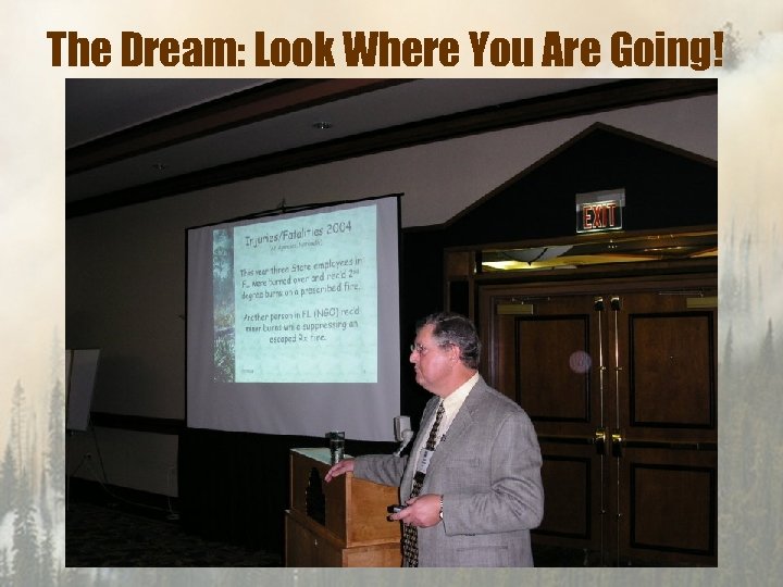 The Dream: Look Where You Are Going! 