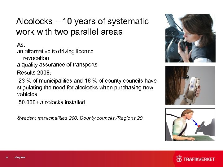 Alcolocks – 10 years of systematic work with two parallel areas As. . an