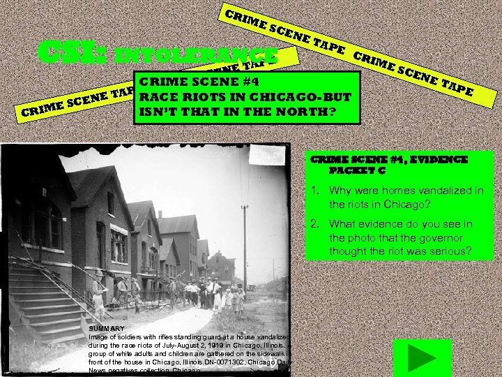 CR IME SCE NE CSI: INTOLERANCE ENE E SC M TAPE TAP E I