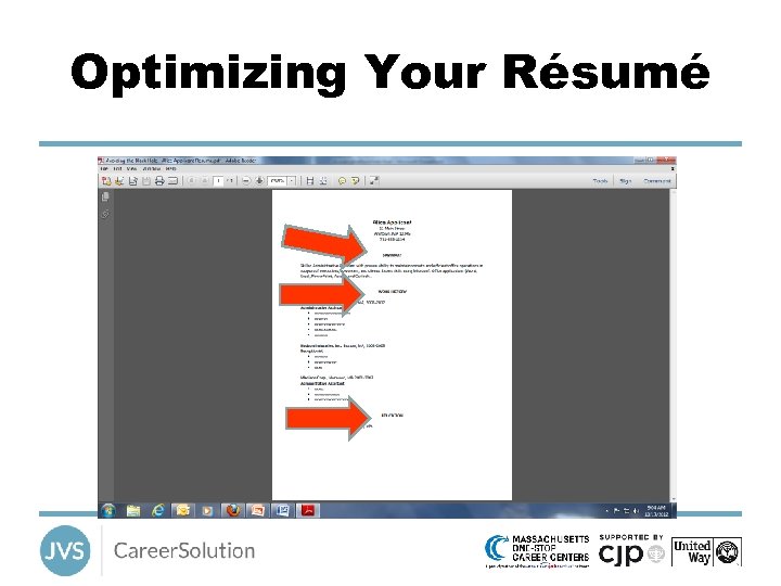 Optimizing Your Résumé 