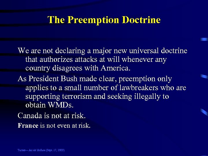 The Preemption Doctrine We are not declaring a major new universal doctrine that authorizes