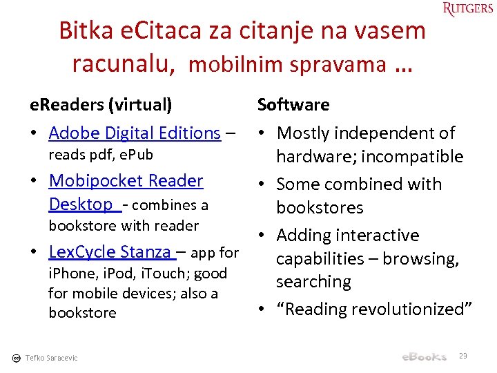 Bitka e. Citaca za citanje na vasem racunalu, mobilnim spravama … e. Readers (virtual)