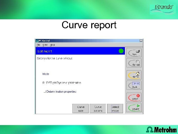 Curve report 