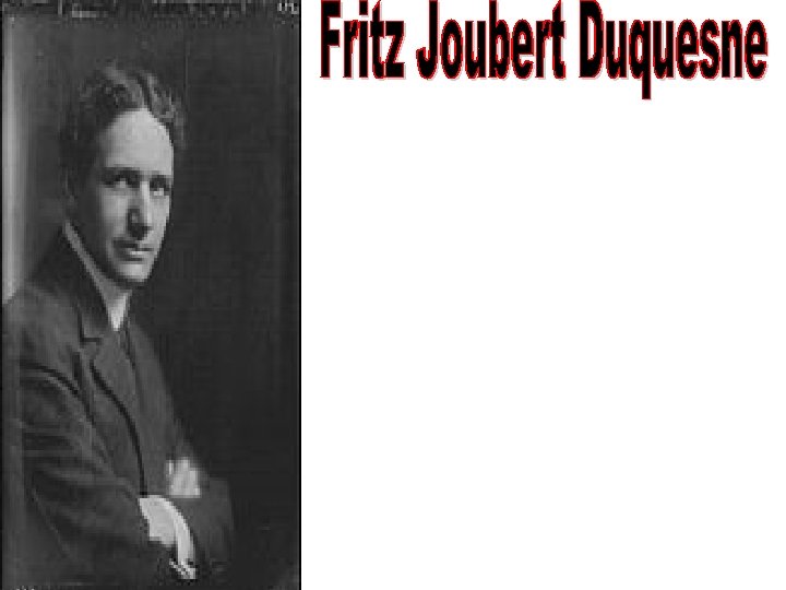 Born September 21 st, 1877 His family moved to the South African Republic to