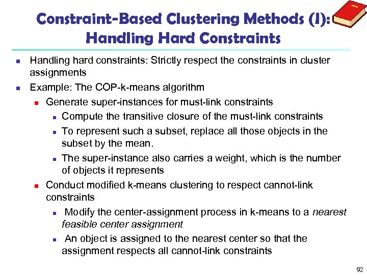 Chapter 10 Cluster Analysis Basic Concepts And Methods