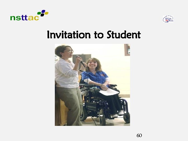 Invitation to Student 60 
