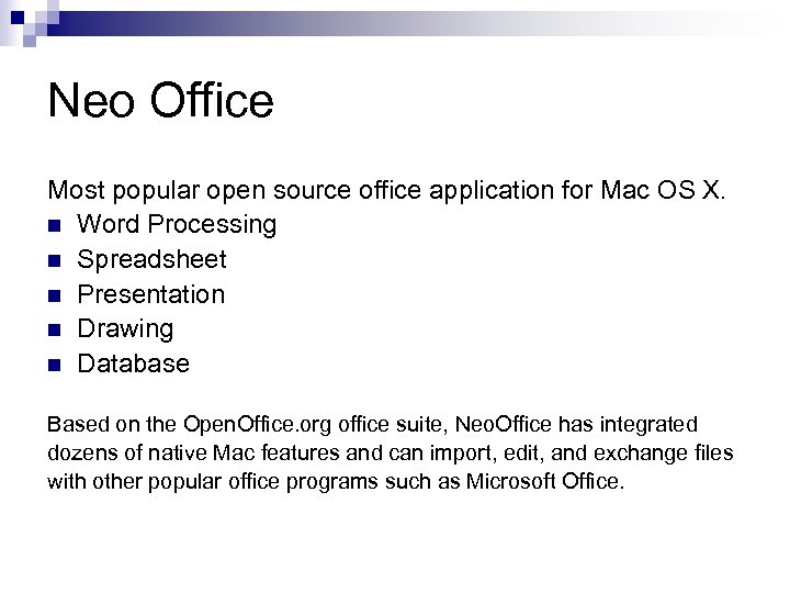 Open Source Application For Mac