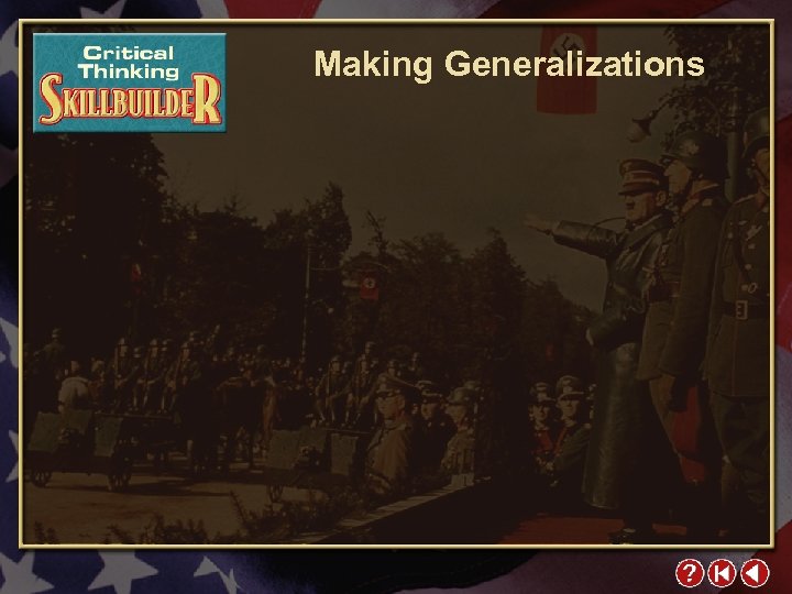 Making Generalizations 