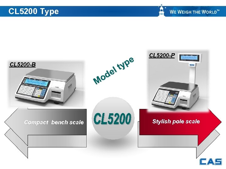 CL 5200 Type CL 5200 -B Compact bench scale pe ty el od M
