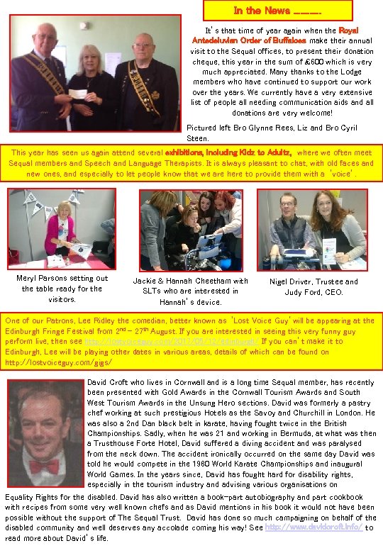 In the News. . . It’s that time of year again when the Royal