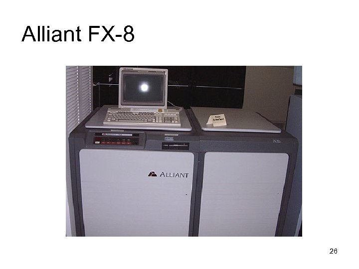 Alliant FX-8 26 