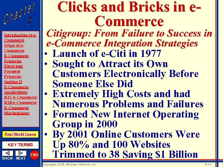 Clicks and Bricks in e. Commerce Introduction to e. Commerce Scope of e. Commerce