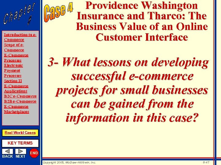 Introduction to e. Commerce Scope of e. Commerce E-Commerce Processes Electronic Payment Processes Section