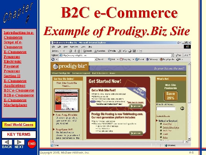 B 2 C e-Commerce Introduction to e. Commerce Scope of e. Commerce E-Commerce Processes