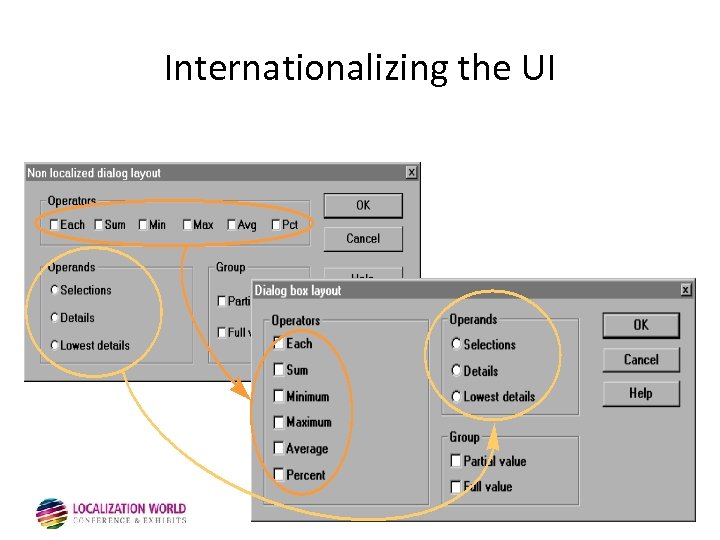 Internationalizing the UI 