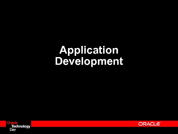 Application Development 
