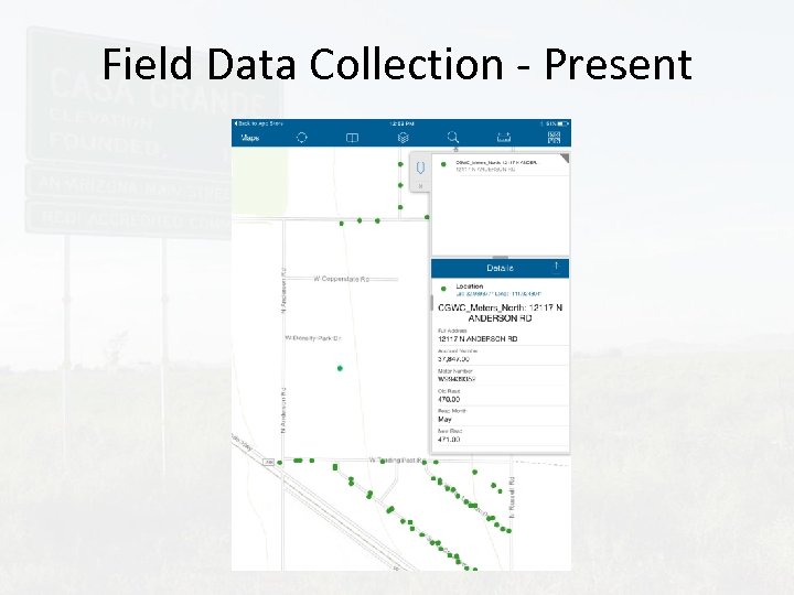 Field Data Collection - Present 