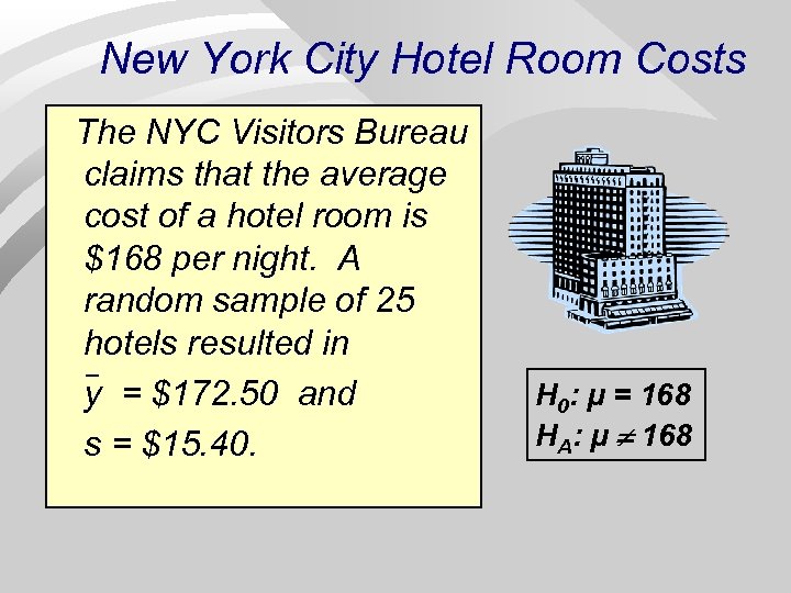 New York City Hotel Room Costs The NYC Visitors Bureau claims that the average