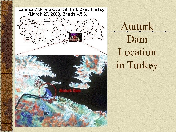 Ataturk Dam Location in Turkey 