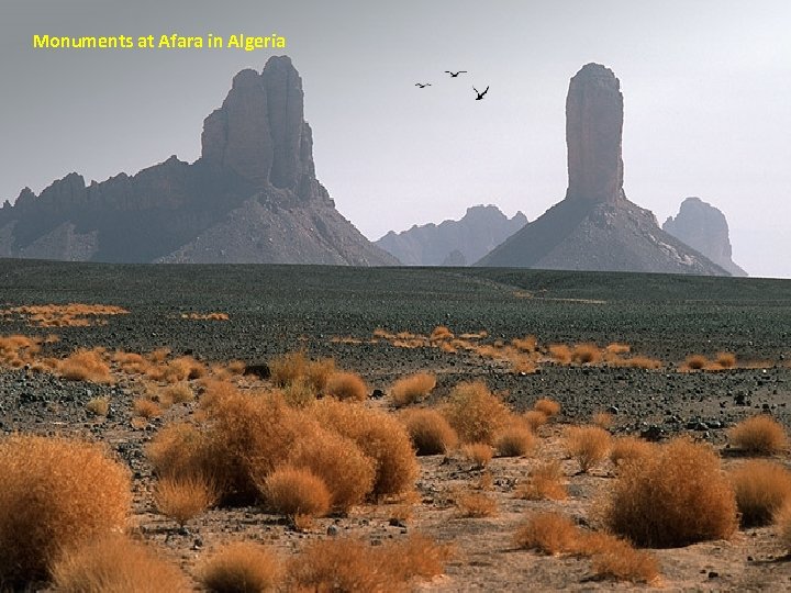 Monuments at Afara in Algeria 