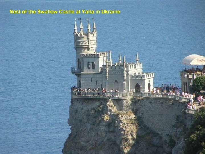 Nest of the Swallow Castle at Yalta in Ukraine 