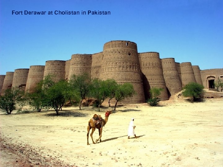 Fort Derawar at Cholistan in Pakistan 