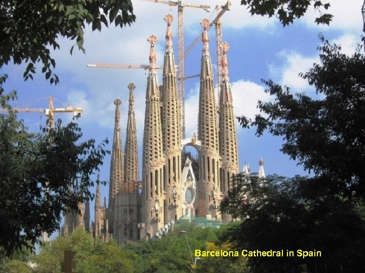 Barcelona Cathedral in Spain 
