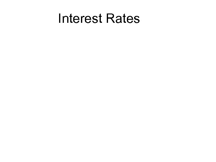 Interest Rates 