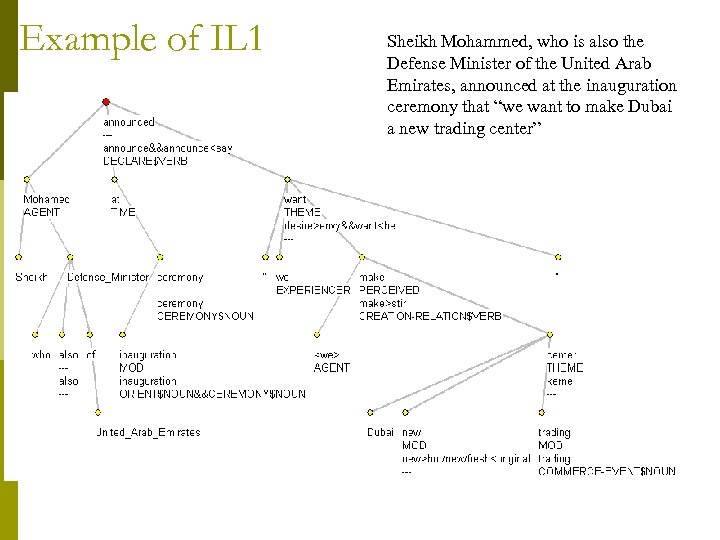 Example of IL 1 Sheikh Mohammed, who is also the Defense Minister of the