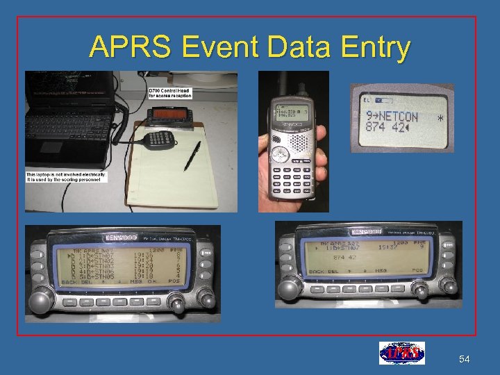 APRS Event Data Entry 54 