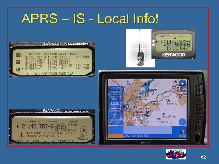 APRS – IS - Local Info! 62 
