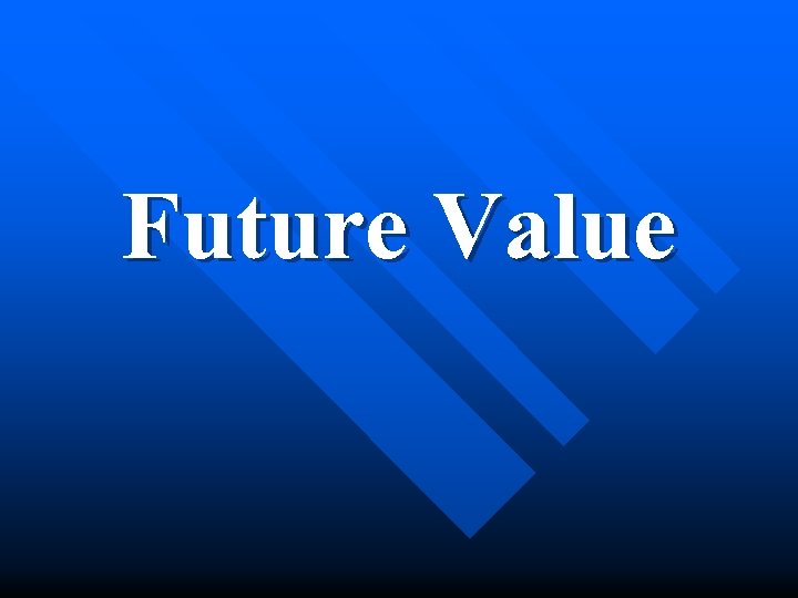 Future Value 